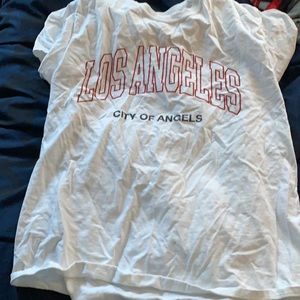LA white shirt from pacsun